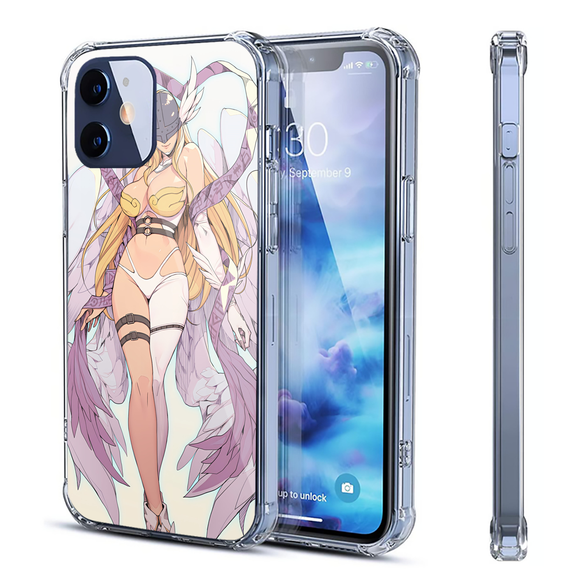 （画像用） Digimon デジタルモンスター/デジモン 【iPhone 12シリーズ対応】透明スマホケース（クリアソフトケース）